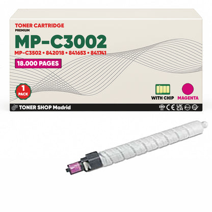BDink Cartucho/s Tóner Compatible/s Ricoh MP-C3002/MP-C3502 CMYK (Pack 4)