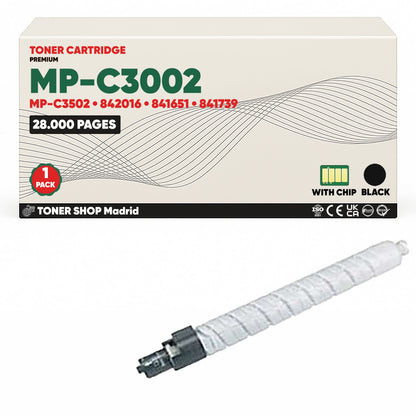 BDink Cartucho/s Tóner Compatible/s Ricoh MP-C3002/MP-C3502 CMYK (Pack 4)