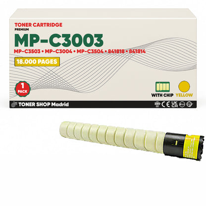BDink Cartucho/s Tóner Compatible/s Ricoh MP-C3003/MP-C3504 CMYK (Pack 4)
