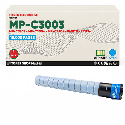 BDink Cartucho/s Tóner Compatible/s Ricoh MP-C3003/MP-C3504 CMYK (Pack 4)