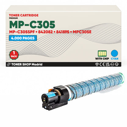 BDink Cartucho/s Tóner Compatible/s Ricoh MP-C305/MP-C305SPF CMYK (Pack 4)
