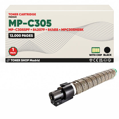 BDink Cartucho/s Tóner Compatible/s Ricoh MP-C305/MP-C305SPF CMYK (Pack 4)