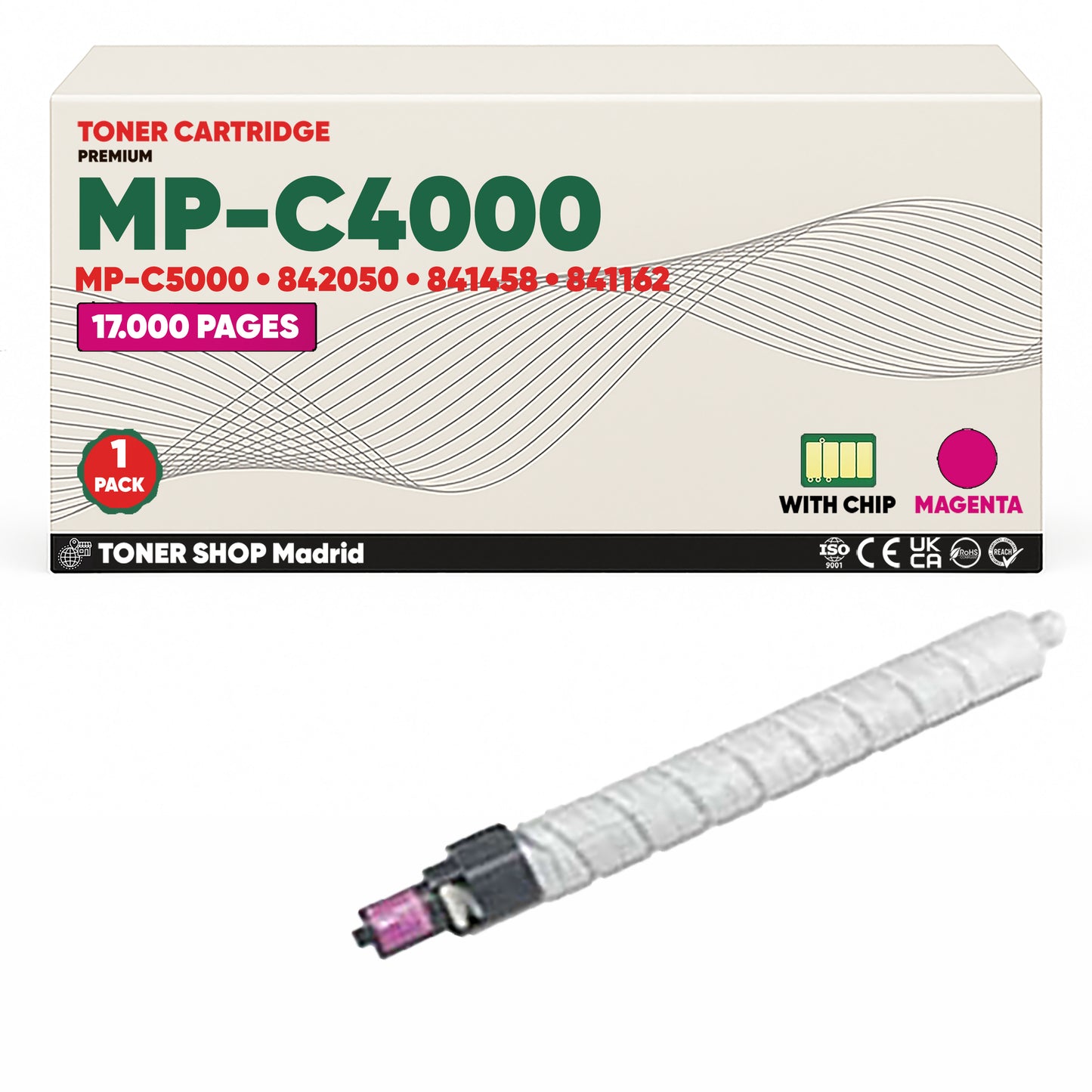 BDink Cartucho/s Tóner Compatible/s Ricoh MP-C4000/MP-C5000 CMYK (Pack 4)