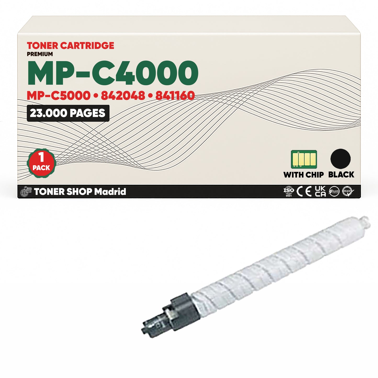BDink Cartucho/s Tóner Compatible/s Ricoh MP-C4000/MP-C5000 CMYK (Pack 4)