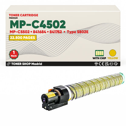 BDink Cartucho/s Tóner Compatible/s Ricoh MP-C4502/MP-C5502 CMYK (Pack 4)
