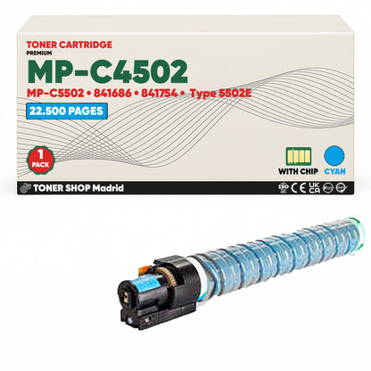 BDink Cartucho/s Tóner Compatible/s Ricoh MP-C4502/MP-C5502 CMYK (Pack 4)