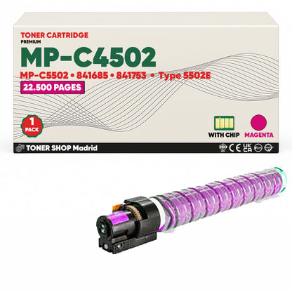 BDink Cartucho/s Tóner Compatible/s Ricoh MP-C4502/MP-C5502 CMYK (Pack 4)