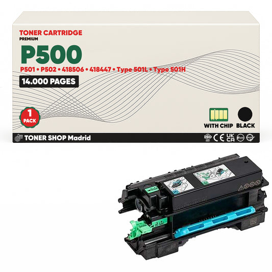 BDink Cartucho/s Tóner Compatible/s Ricoh P500/P502 Negro