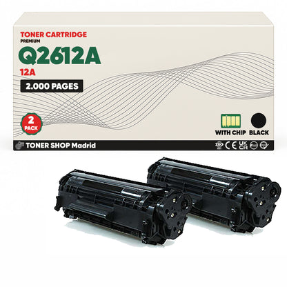 BDink Cartucho Tóner Compatible HP 12A Negro Q2612A