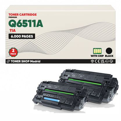 BDink Cartucho Tóner Compatible HP 11A Negro