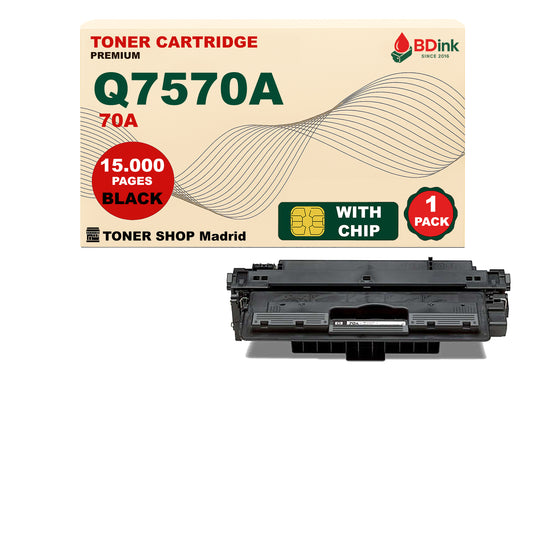 BDink Cartucho Tóner Compatible HP 70A Negro Q7570A