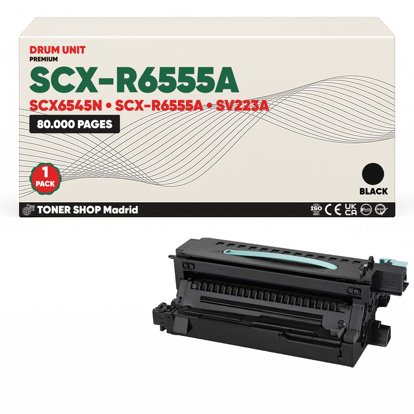 BDink Tambor de Imagen Compatible Samsung SCX-R6555A (Drum) - Reemplaza SV223A