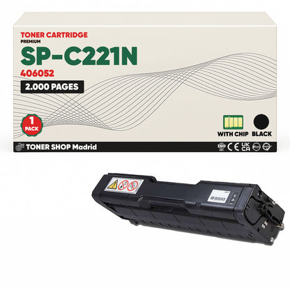 BDink Tóner Compatible Ricoh SP-C221N (Pack 4 CMYK) 406052-406055