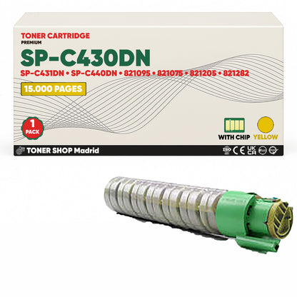 BDink Tóner Compatible Ricoh SP-C430DN/SP-C431DN/SP-C440DN (Pack 4 CMYK) 821094-821282