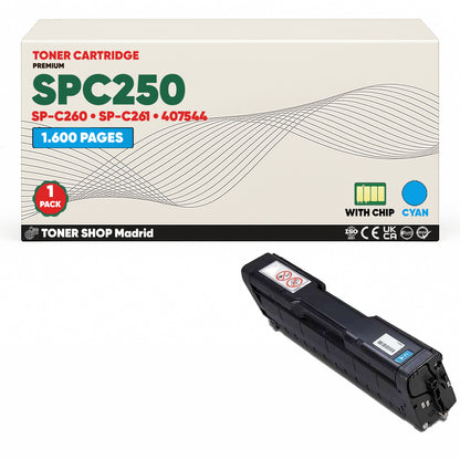 BDink Tóner Compatible Ricoh SPC250 (Pack 4 CMYK) 407543-407546