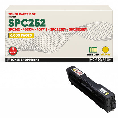 BDink Tóner Compatible Ricoh SPC252/SPC262 (Pack 4 CMYK) 407531-407719