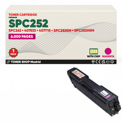 BDink Tóner Compatible Ricoh SPC252/SPC262 (Pack 4 CMYK) 407531-407719