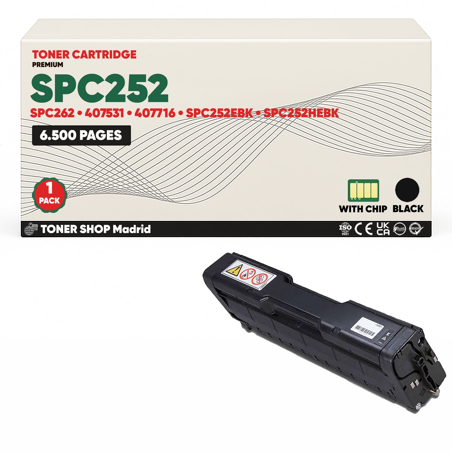 BDink Tóner Compatible Ricoh SPC252/SPC262 (Pack 4 CMYK) 407531-407719