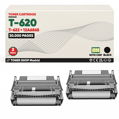 BDink Cartucho Tóner Compatible Lexmark Optra T620 Negro