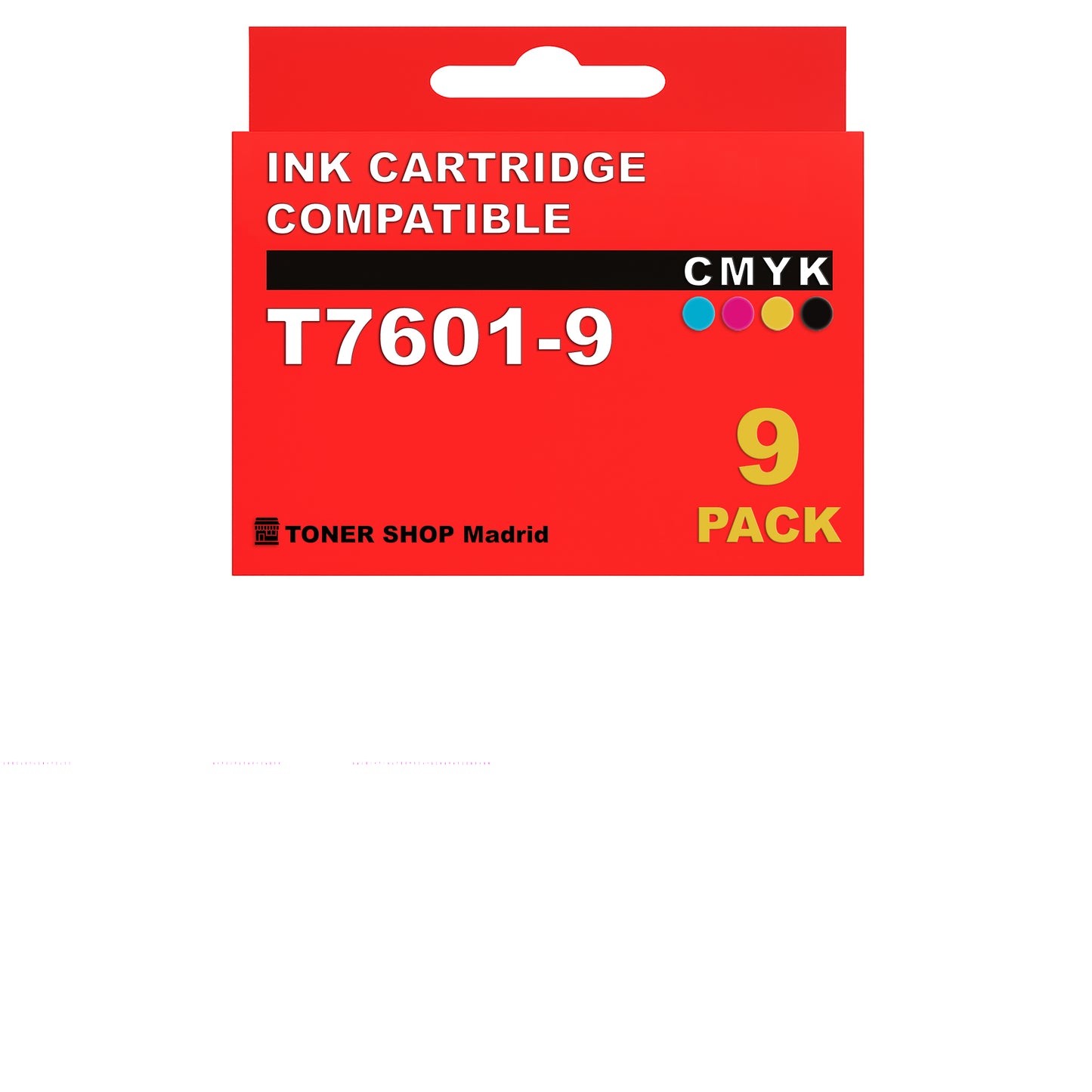 BDink Cartuchos Tinta Compatible Epson T7601 a T7609 CMYK (Pack 9)