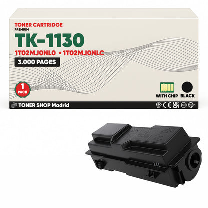 BDink Cartucho Tóner Compatible Kyocera TK1130 Negro