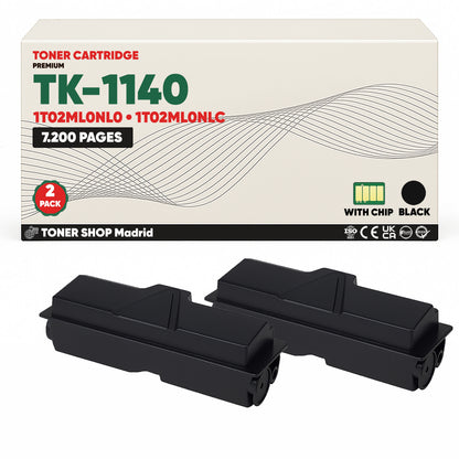 BDink Cartucho Tóner Compatible Kyocera TK1140 Negro