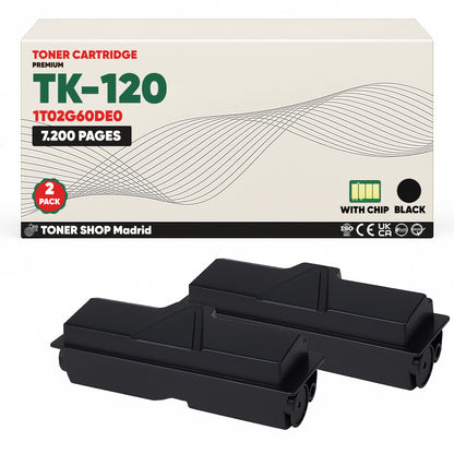 BDink Cartucho Tóner Compatible Kyocera TK120 Negro