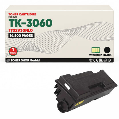 BDink Cartucho Tóner Compatible Kyocera TK3060 Negro