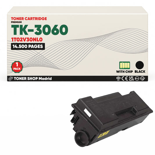BDink Cartucho Tóner Compatible Kyocera TK3060 Negro