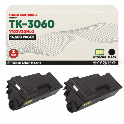 BDink Cartucho Tóner Compatible Kyocera TK3060 Negro