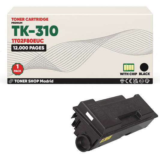 BDink Cartucho Tóner Compatible Kyocera TK310 Negro