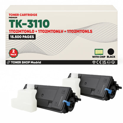 BDink Cartucho Tóner Compatible Kyocera TK3110 Negro