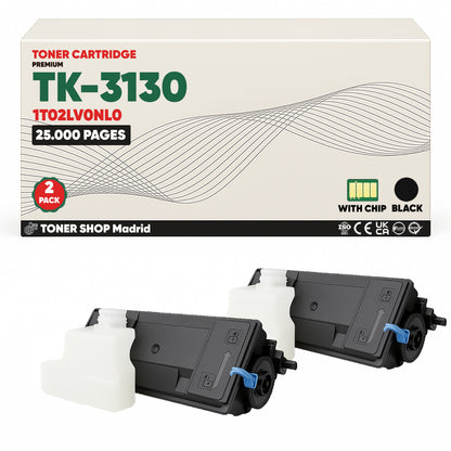 BDink Cartucho Tóner Compatible Kyocera TK3130 Negro