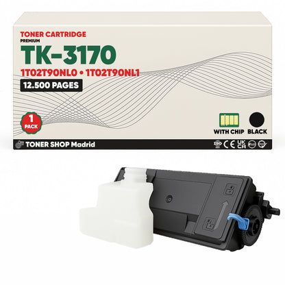 BDink Cartucho Tóner Compatible Kyocera TK3160 Negro