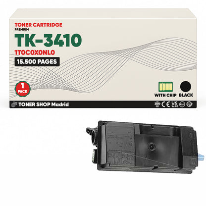 BDink Cartucho Tóner Compatible Kyocera TK3410 Negro