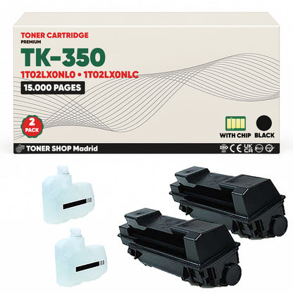 BDink Cartucho Tóner Compatible Kyocera TK350 Negro