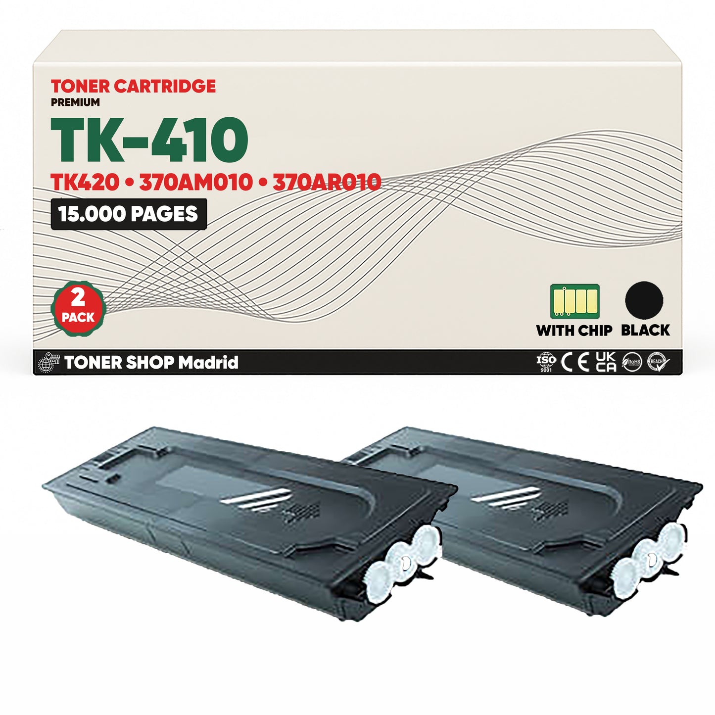BDink Cartucho Tóner Compatible Kyocera TK410/TK420 Negro