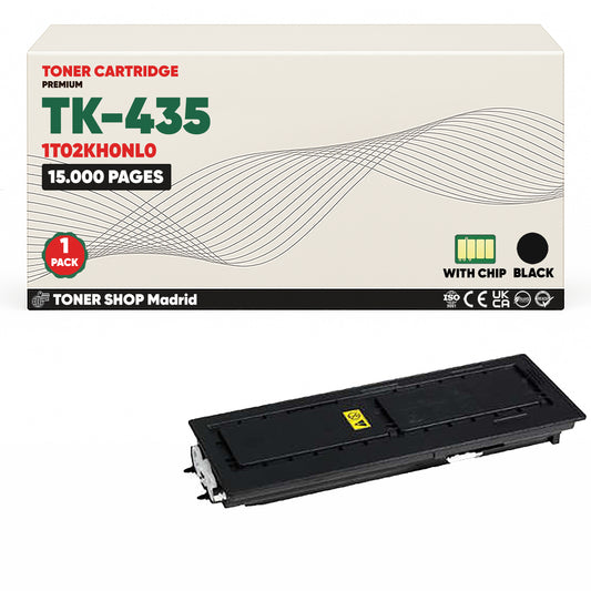BDink Cartucho Tóner Compatible Kyocera TK435 Negro
