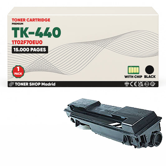 BDink Cartucho Tóner Compatible Kyocera TK440 Negro