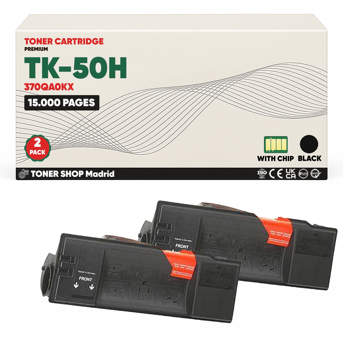 BDink Cartucho Tóner Compatible Kyocera TK50H Negro