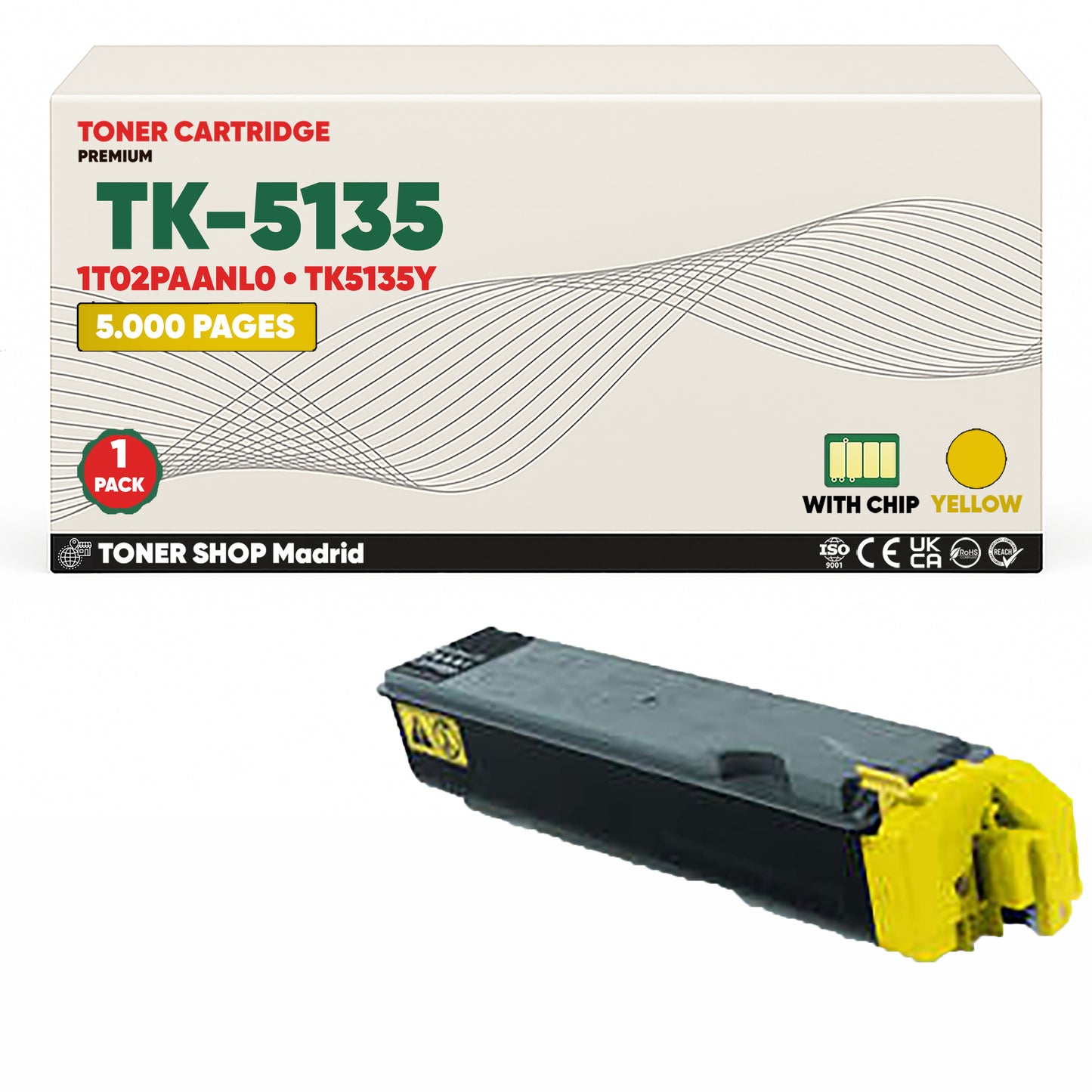 BDink Tóner Compatible Kyocera TK5135 (Pack 4 CMYK)