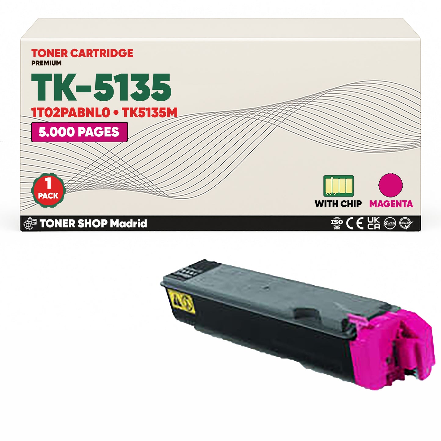 BDink Tóner Compatible Kyocera TK5135 (Pack 4 CMYK)