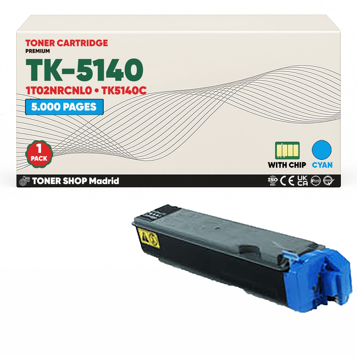 BDink Tóner Compatible Kyocera TK5140 (Pack 4 CMYK)