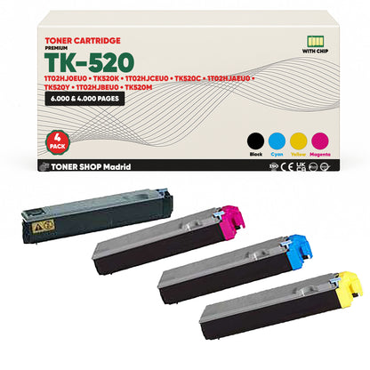 BDink Tóner Compatible Kyocera TK520 (Pack 4 CMYK)