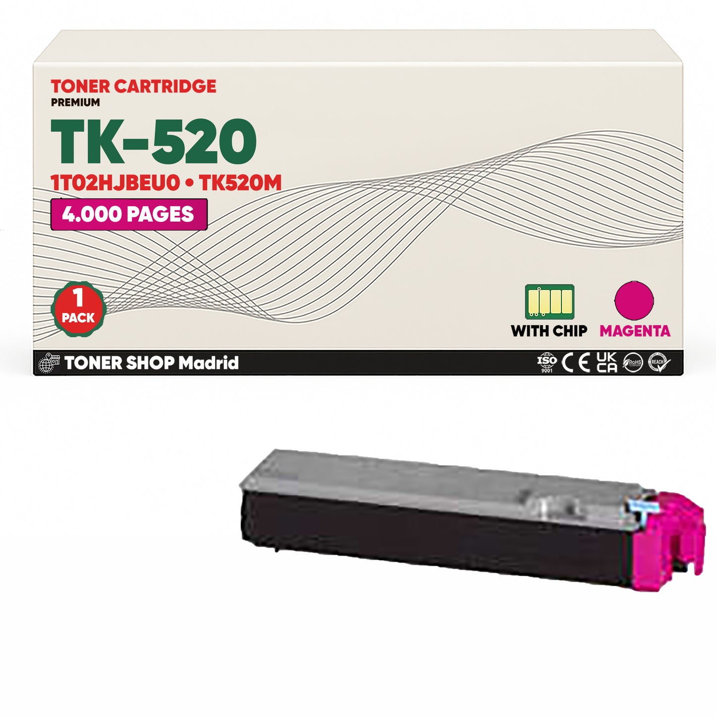 BDink Tóner Compatible Kyocera TK520 (Pack 4 CMYK)