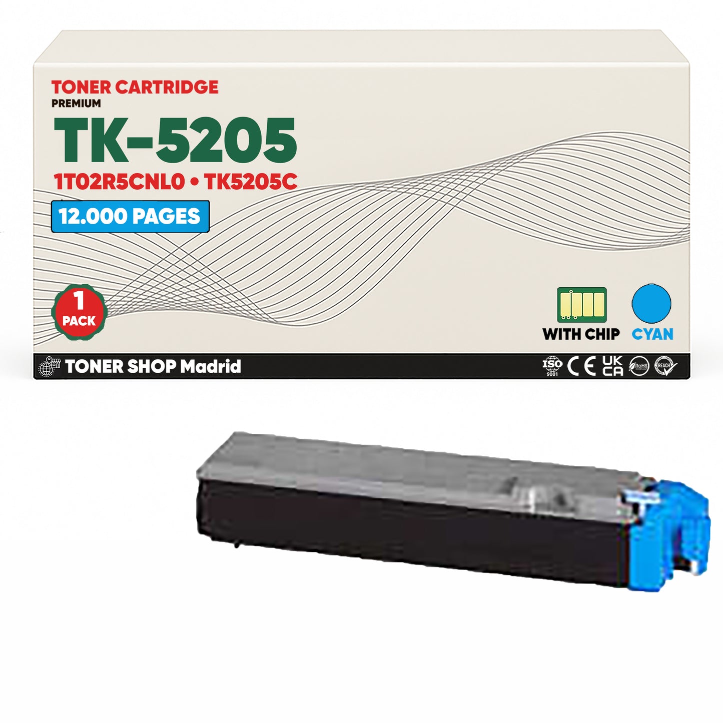 BDink Tóner Compatible Kyocera TK5205 (Pack 4 CMYK)