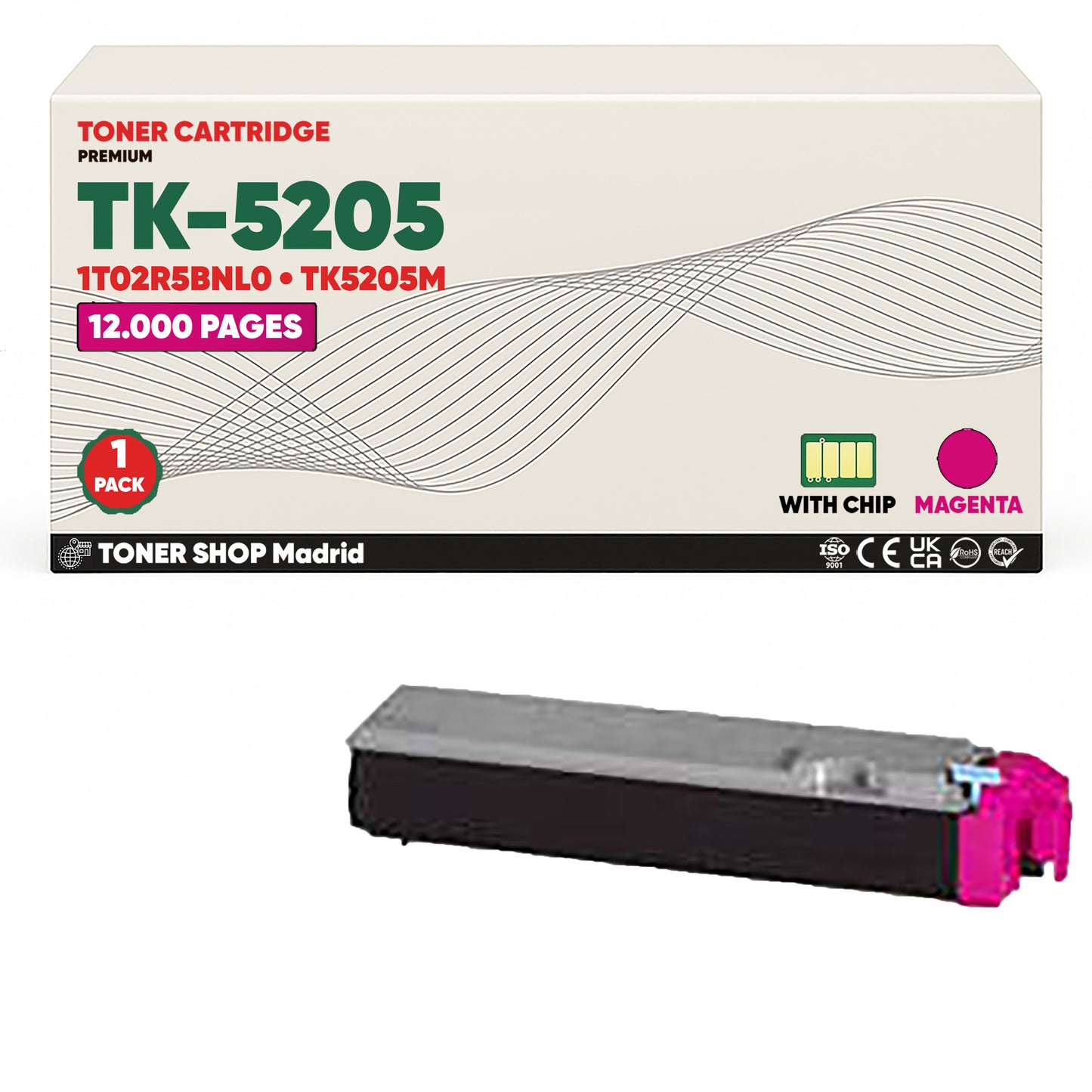 BDink Tóner Compatible Kyocera TK5205 (Pack 4 CMYK)
