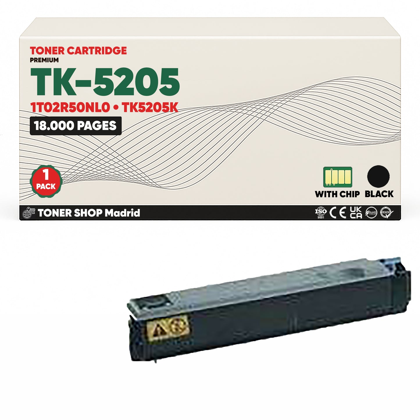 BDink Tóner Compatible Kyocera TK5205 (Pack 4 CMYK)