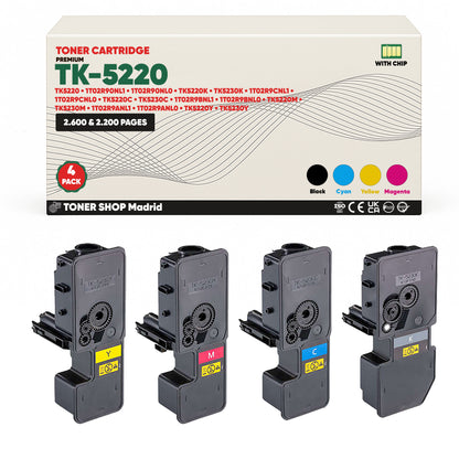 BDink Tóner Compatible Kyocera TK5230 (Pack 4 CMYK)