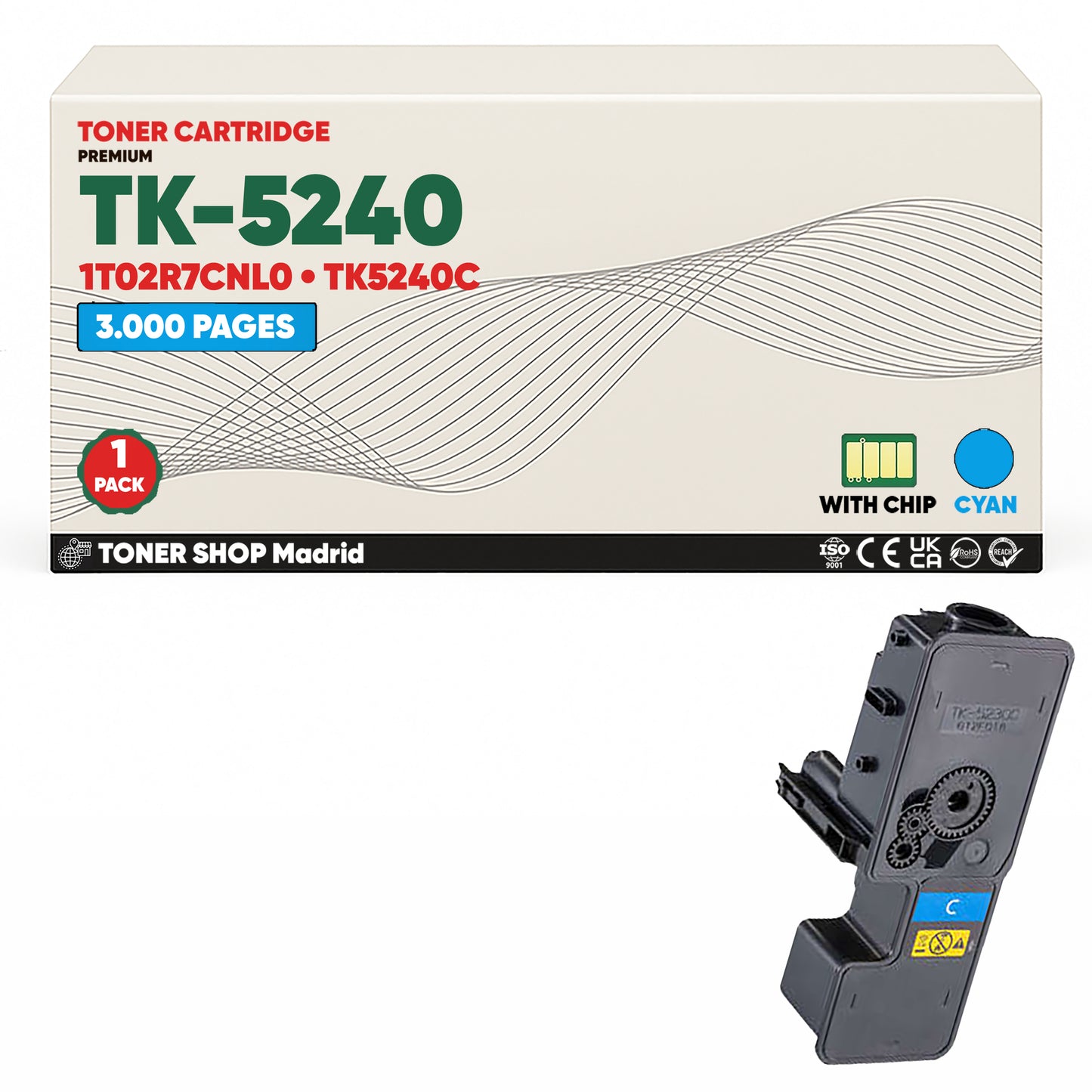 BDink Tóner Compatible Kyocera TK5240 (Pack 4 CMYK)